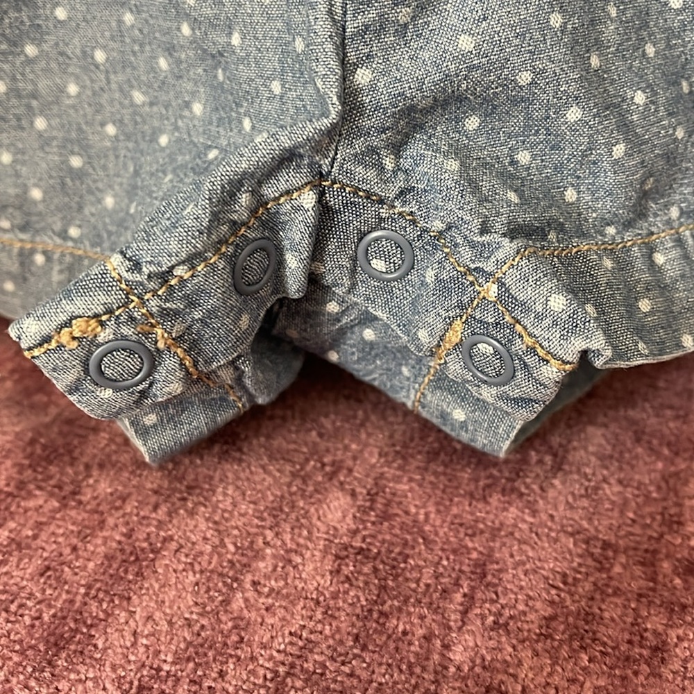 Baby girls, jeans, jumpsuit 6 months - Picture 7 of 7